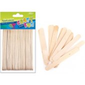 Craft with Fun Ozdoba Dekoracyjne Drewniane Patyczki Opakowanie 60 (W