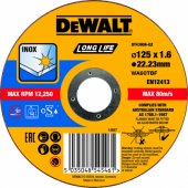 DeWalt metalo pjovimo diskas 125x1.6mm (DT43906-QZ)
