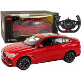 R/ C automobilis BMW X6 M 1:14 Rastar raudonas