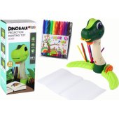 Dinozaurų piešimo projektorius su garsais ir priedais