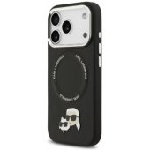 Karl & Choupette Pins MagSafe Case iPhone 17 Pro Max Black