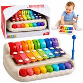 Children®s Xylophone Piano Colorful Musical Instrument 2 in 1 Drumstic