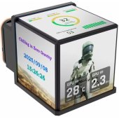 MINECUB E 360 Ultra ARGB LCD vandens aušinimas, juodas