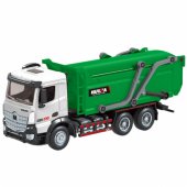 Garbage Truck Metal Huina Green 1:50