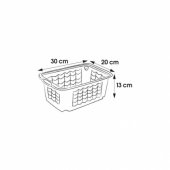 Basket Fritz S Clear 30x20x13cm