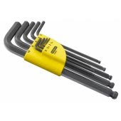 Stanley Zestaw kluczy imbusowych hex typ L 1,5-10mm z kulką 9szt. (13-