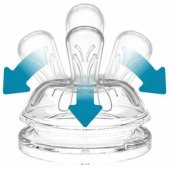 Collection Glass Biberon Vetro 240 ml Con Valvola Riduci Coliche Blue