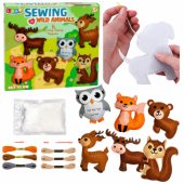 Creative Kit Stuffed Animals for Sewing Felt DIY Forest Animals 6 pcs.