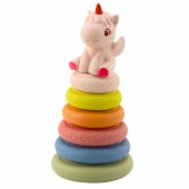 Soft Sensory piramidė Unicorn guminė ECO spalvinga