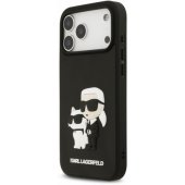 3D Rubber Karl and Choupette Case iPhone 17 Pro Max Black