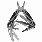 Multitool AZYMUT Trohon – 12 įrankių + 8 antgaliai + dėklas (H-P2010121)