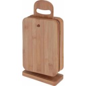 Deska do krojenia Excellent Houseware 15x7cm 6szt. ze stojakiem