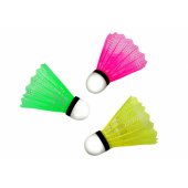 Badmintono plunksnelių rinkinys, 3 vnt., Classic, spalvotos