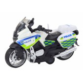 Sports Motorcycle with Friction Drive 3 Designs Yellow/ Orange/ White