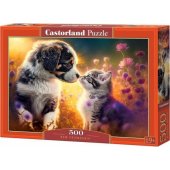Castorland Puzzle 500 element?w Kotek piesek nowa przyja??