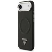 PU Leather Triangle Logo MagSafe Case iPhone Air Black