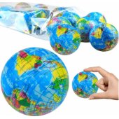 Anti-Stress Ball Kneading Globe Earth Exercise Ball 6cm
