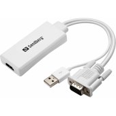 508-78 VGA+garso į HDMI keitiklis