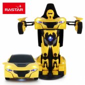 _7055639 RASTAR transformable car RC 1:32 Black-Yellow-Red-Blue, 61800