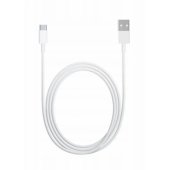 USB-A / USB-C 15W 1m baltas