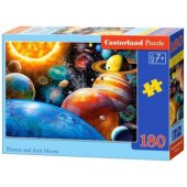 Castorland Puzzle Planets and their Moons 180 elementów (241101)