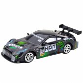 Drift RC automobilis, juodas/ žalias, 30 km/ h, 1:16