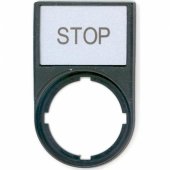 " Eaton descriptive plate ""STOP"" M22S-ST-GBO - 216494"