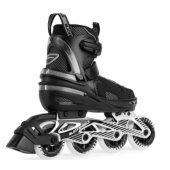 Blackwheels Flex Pro laisvalaikio reguliuojamo dydžio riedučiai, juodi, dydis M