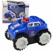 Police Car Rollover Obstacle Sensor 360° Lights Sounds Blue