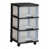 Curver pusinė lentyna 39cm juoda (50380)