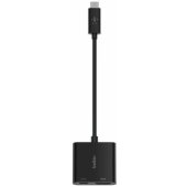 USB-C to HDMI + Charge Adapter Black