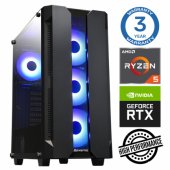 Ryzen 5 5500 16GB 250SSD RTX3050 8GB DOS