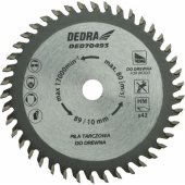 Dedra diskinio pjūklo diskas 89x10x1,1x1,8x42T, skirtas DED7049, medienai