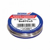 Dedra Litavimo viela 2,5mm Sn97Cu3 50g (31L92505)