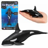 Fish Rubber Killer Whale Figurine Stretchable Realistic Marine Mammal