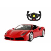 Rastar automobilis 1:14 Ferrari 488 GTB, raudonas
