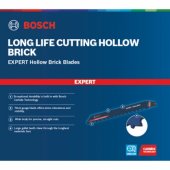 Bosch Expert reciprocating saw blade ®Hollow Brick® S 1543 HM, 3 piece