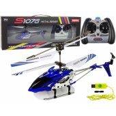SYMA S107G sraigtasparnis + nuotolinio valdymo pultas + įkraunama baterija, mėlynas