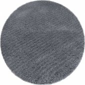 Alpaca Round 140x140cm Grey