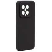 „Xiaomi 14 Pro“ Premium švelnaus prisilietimo silikoninis dėklas, juodas