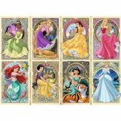 Ravensburger dėlionė Disney Princess - Nouveau Art princesės (1000 pie