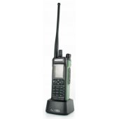 DM-32E HTQ DMR radijas + aviacijos juosta, juoda/ žalia