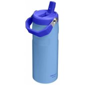 The IceFlow Bottle Flip Straw 2.0 470ml Light Blue