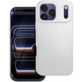 _8460036 Dėklas iPhone 17 Pro Max / 18 Pro Max, spindintis sidabrinis