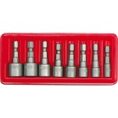 " Vorel galvučių antgaliai 1/ 4"" 5–13 mm, 8 vnt. (66113)