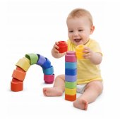 Clemmy Magic Rainbow Blocks 9 Pieces Soft Sensory Clementoni 17604