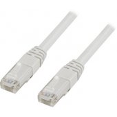 CAT 5e U/ UTP 0,5 m baltas