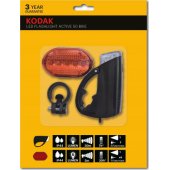 Kodak Bike Lights LED Active 50, 2 vnt., priekinis + galinis, IP44