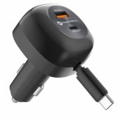 F-Energy Alu USB C + USB A Black