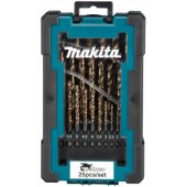 MAKITA ZESTAW WIERTEŁ DO METALU HSS-G M-FORCE 25szt.1-13mm